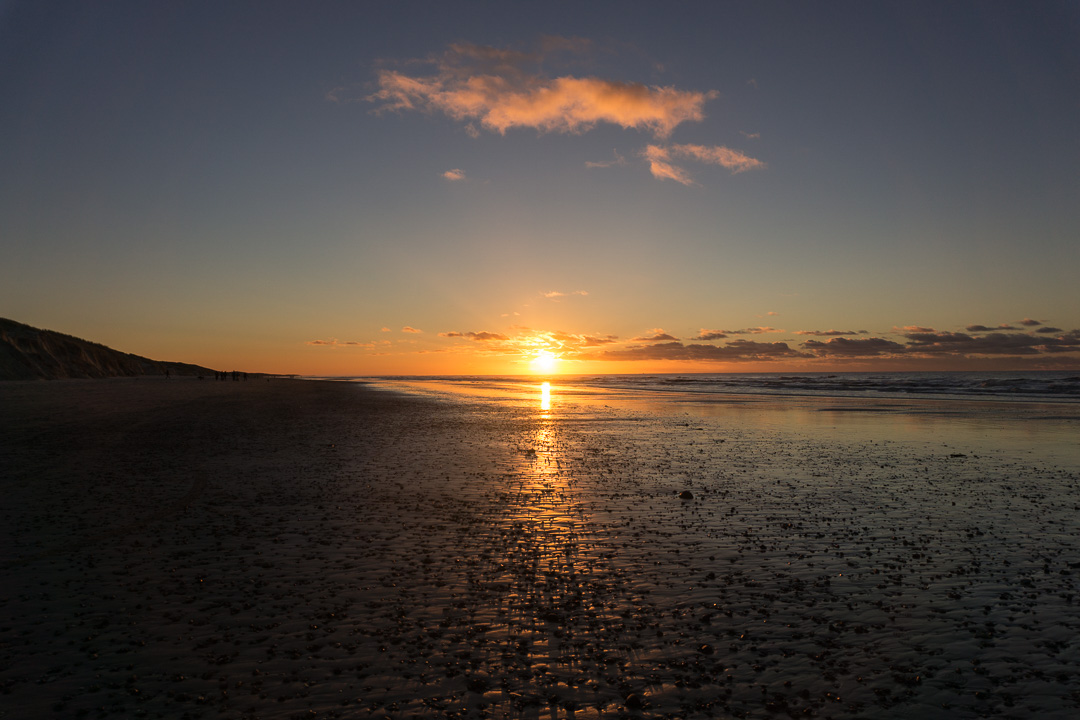 Sonnenuntergang Skallerup-Klit