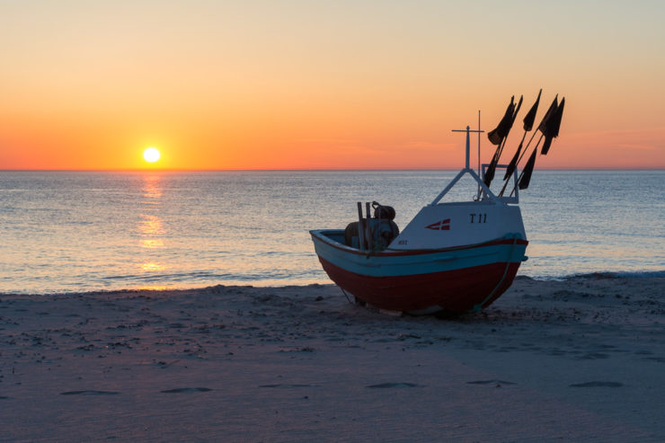 Sonnenuntergang in Stenbjerg Thy