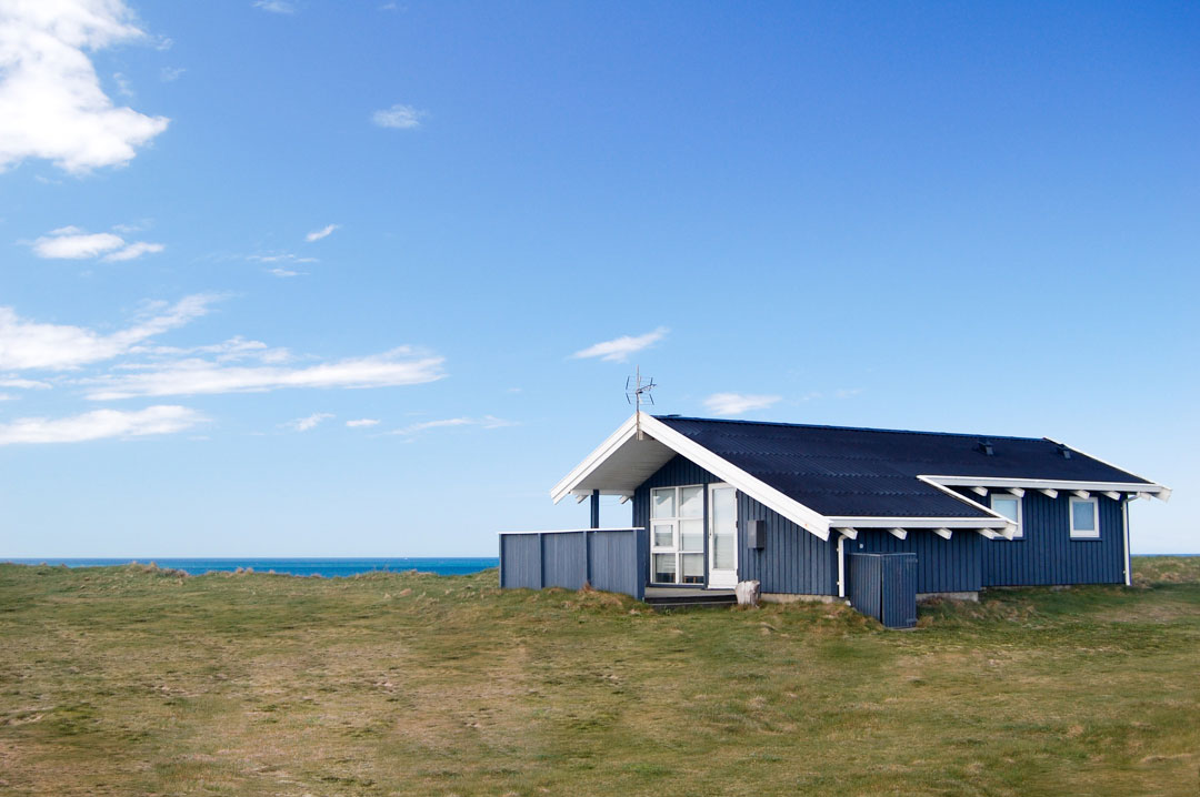 Ferienhaus mit Meerblick