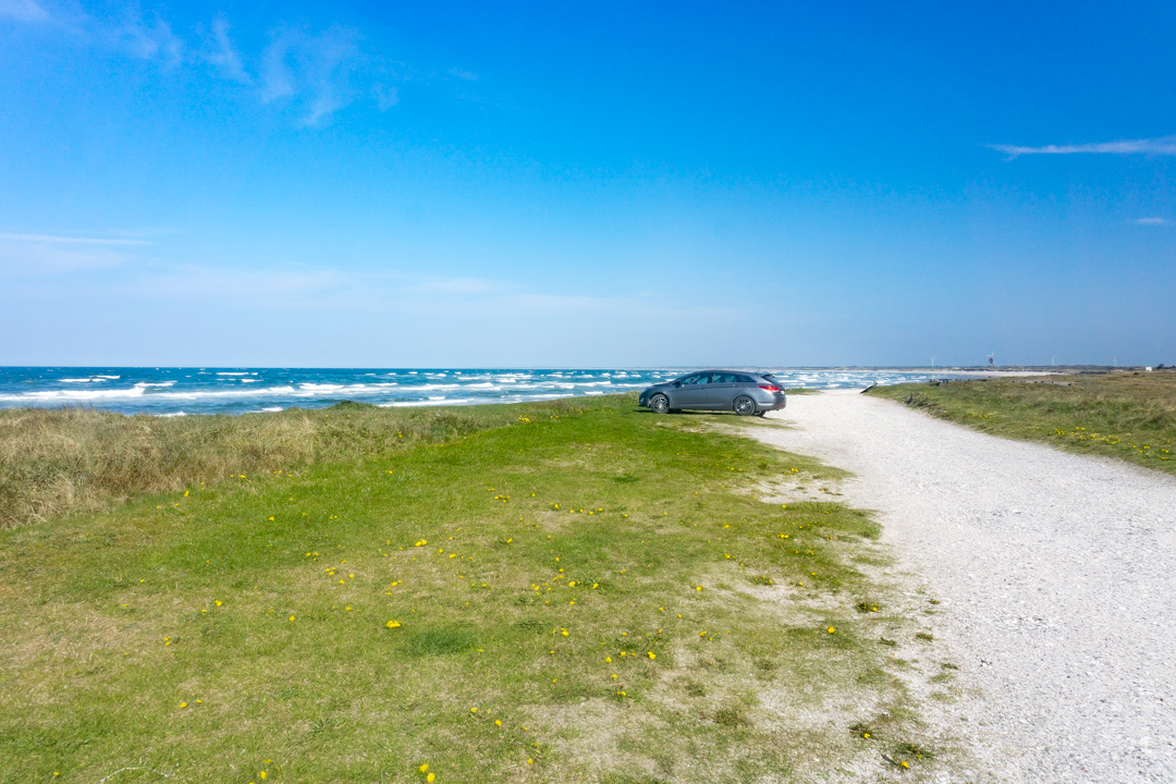 Parkplatz am Vigsø Strand