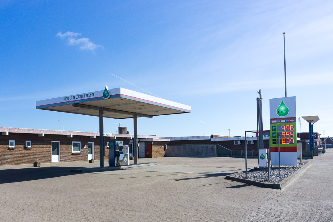 Unbemannte Tankstelle in Dänemark