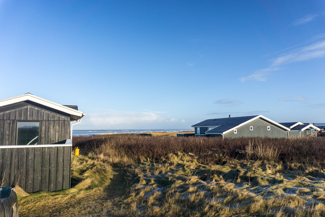 Aussicht hinter dem Ferienhaus