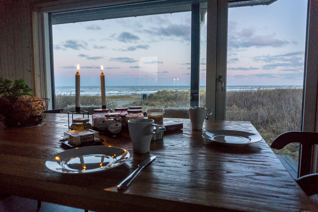 Frühstück mit Aussicht auf die Nordsee