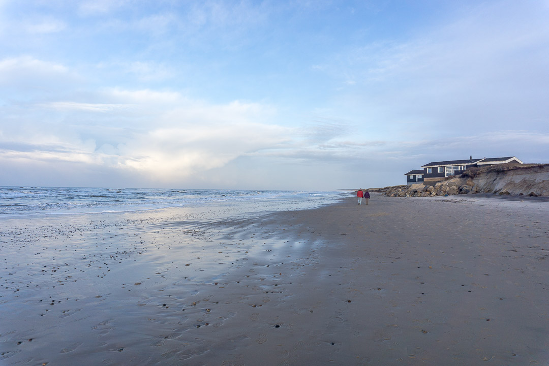 Spaziergang am Strand von Skallerup Klit