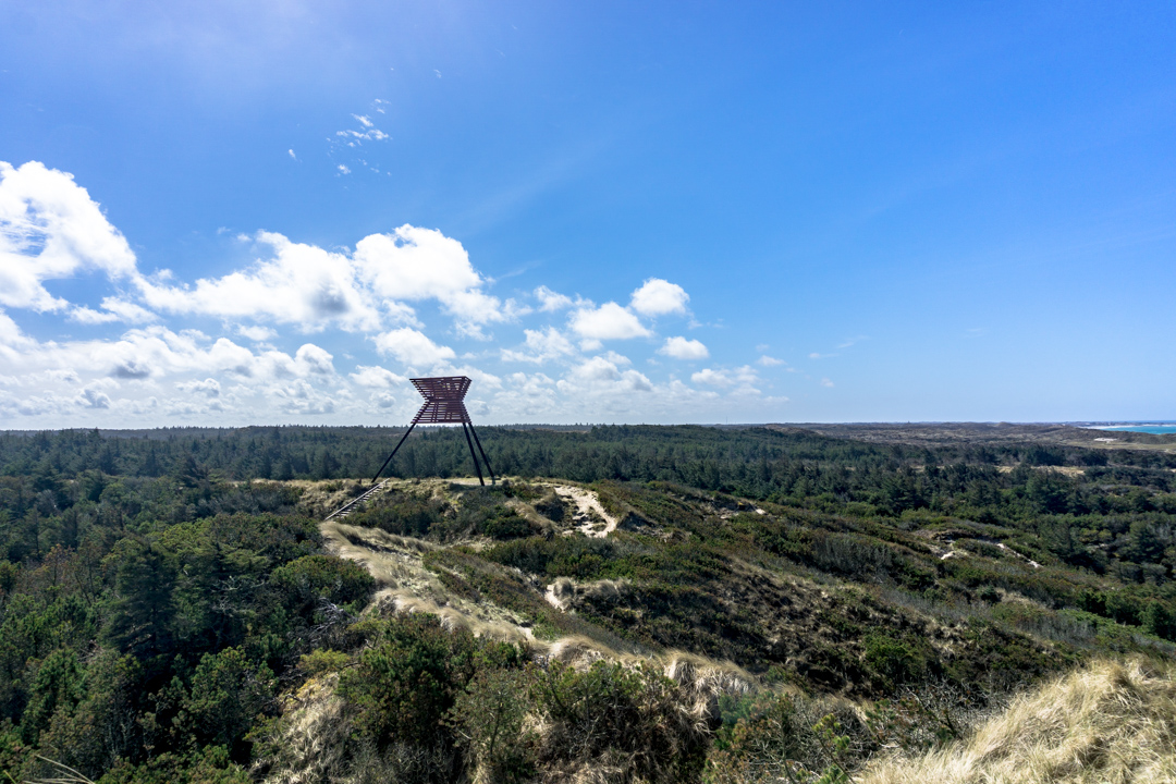 Fantastischer Ausblick über die Landschaft in Thy