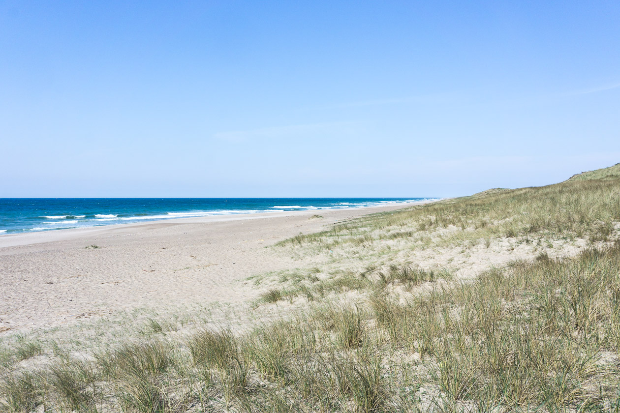 So viel Platz am Vangså Strand