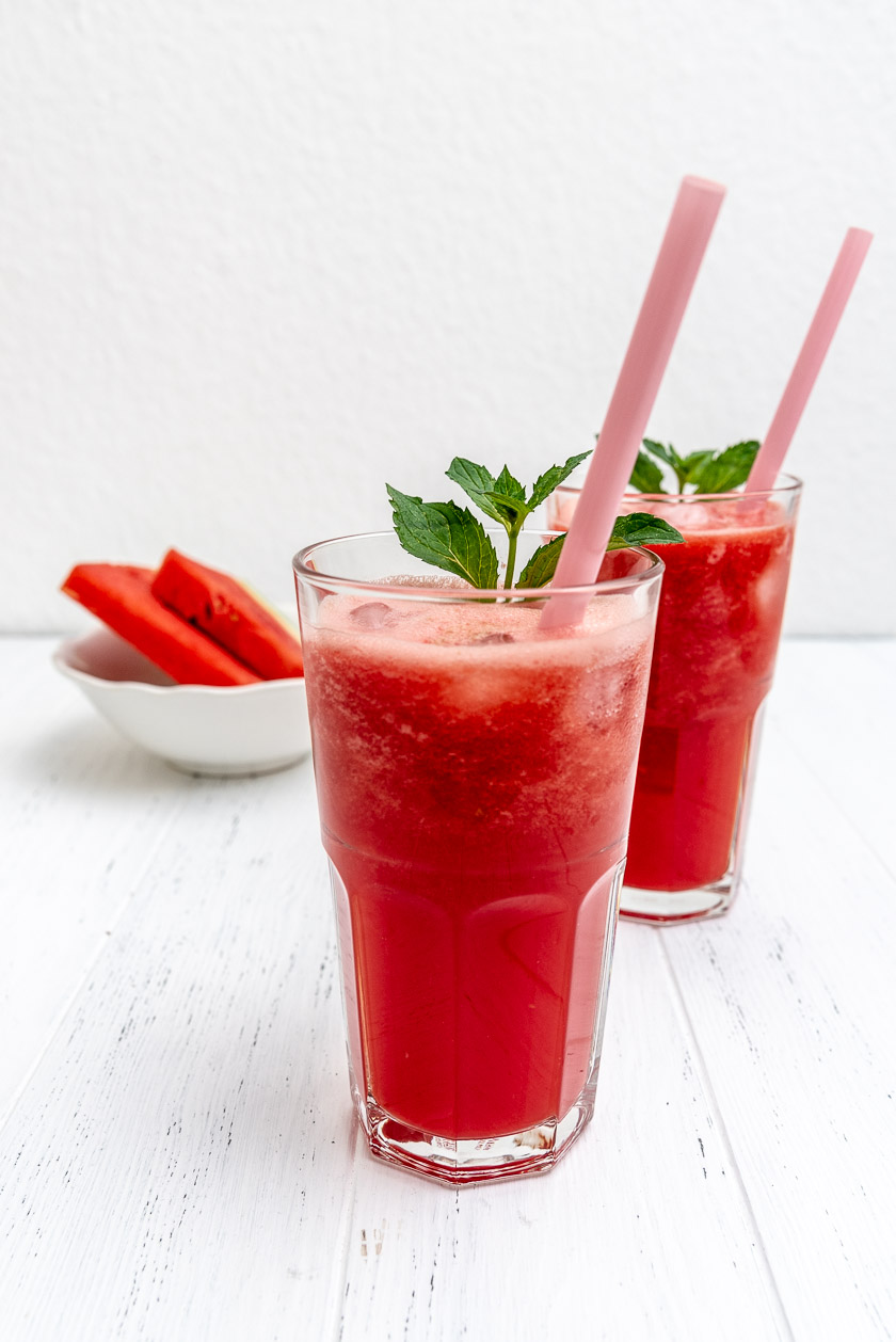 Wassermelonen-Lakritz-Eistee