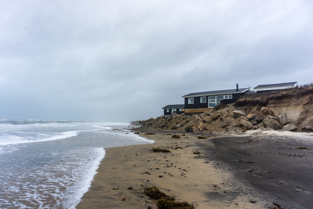 Skallerup Klit Strand nach Sturm 2017