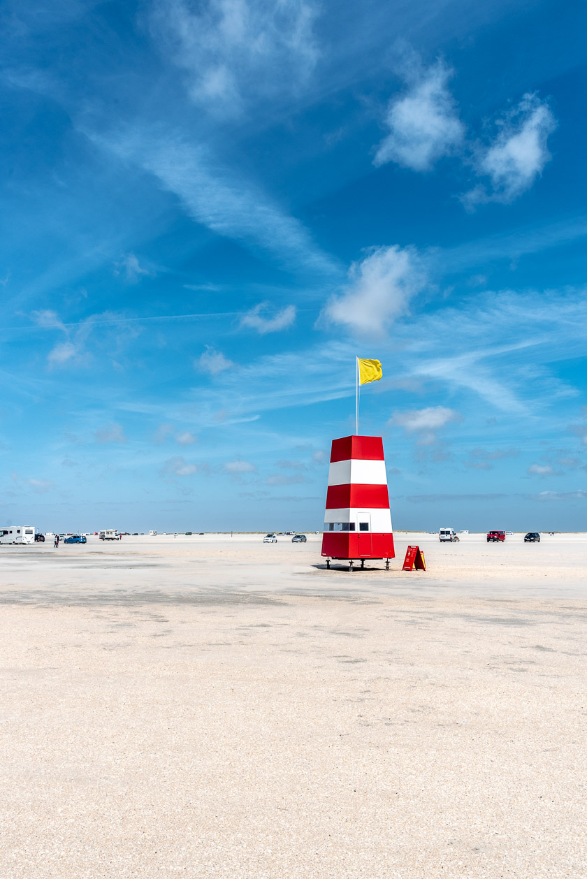 Bewachter Badestrand Röm Lakolk