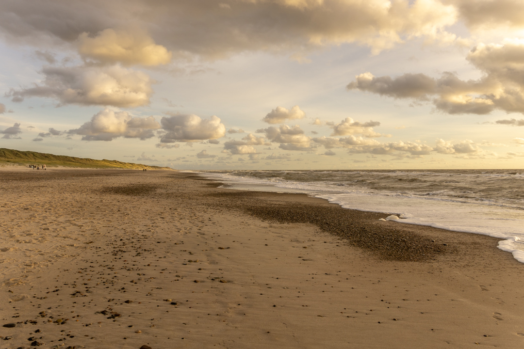 Sonnenuntergang Bjerregard Strand
