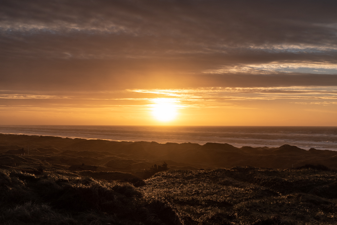 Sonnenuntergang Kettrup Bjerge
