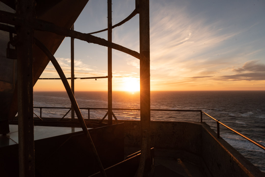 Sonnenuntergang auf dem Leuchtturm Rubjerg Knude