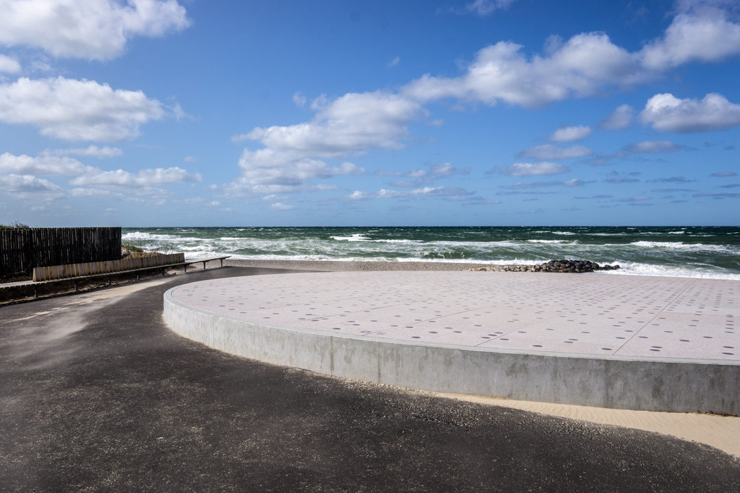 Granitplatte in Gammel Skagen