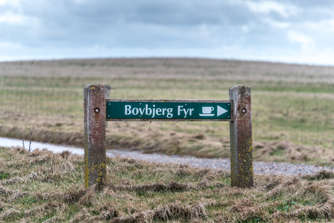 Schild Bovbjerg Fyr