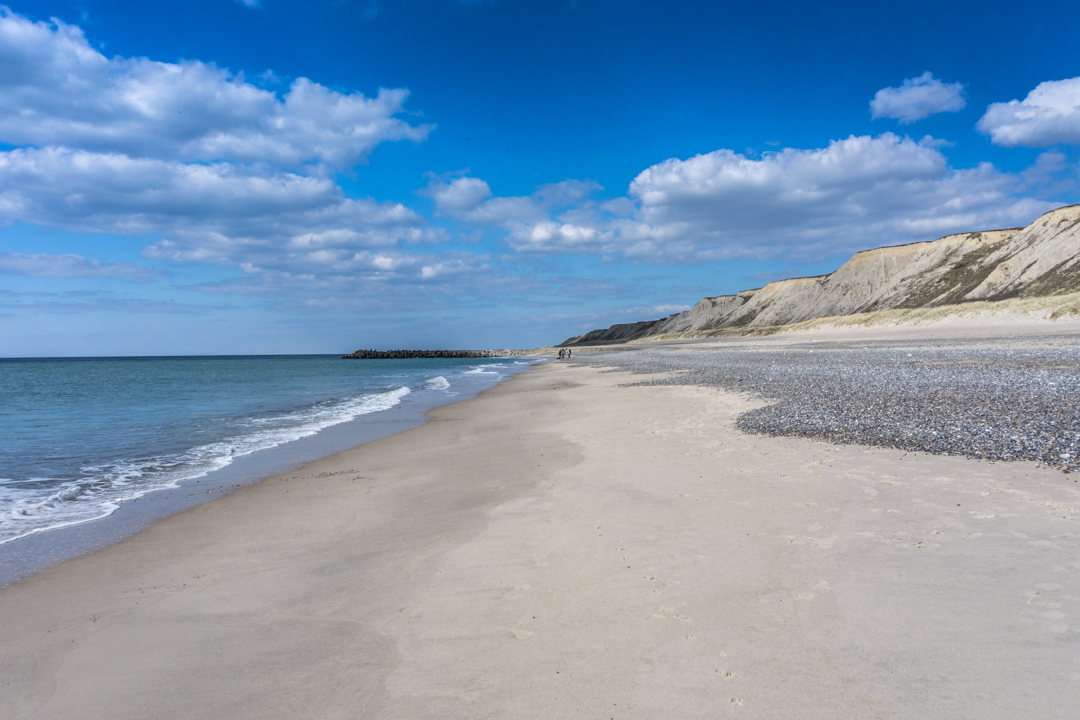 Schöner Sandstrand am Bovbjerg Fyr