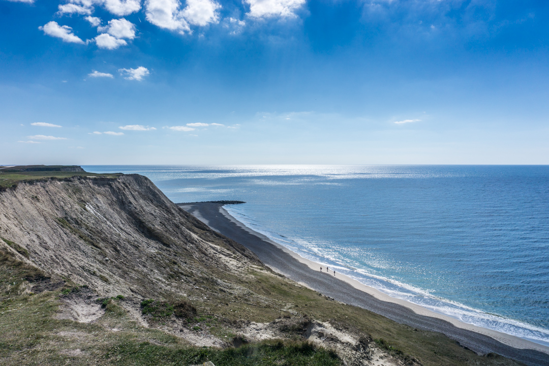 Steilküste Bovbjerg Fyr - Aussicht über die Nordsee