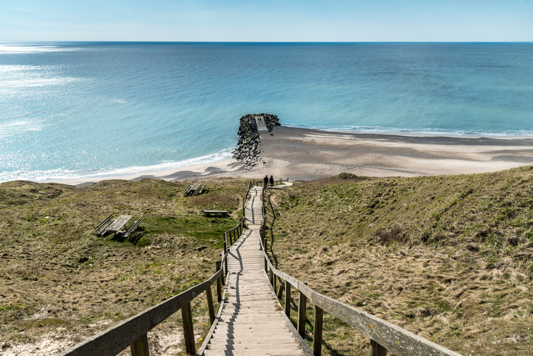 Treppe zum Strand